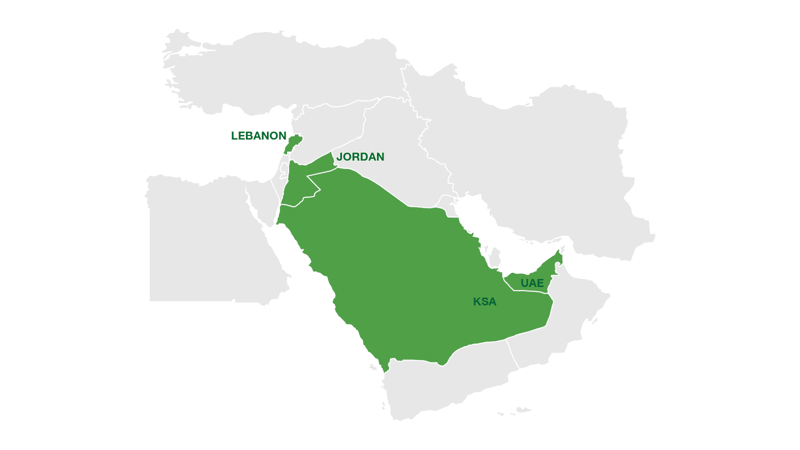 ISSA's presence across Lebanon, the UAE, Jordan, and Saudi Arabia.